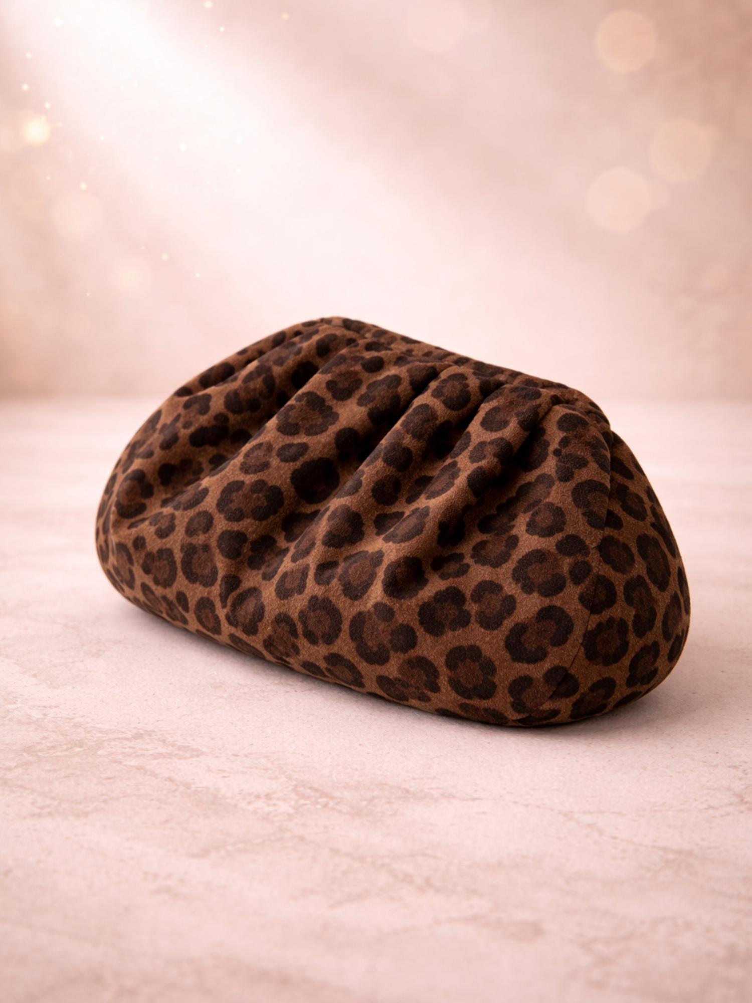 Cocoa Leopard Cloud Bag