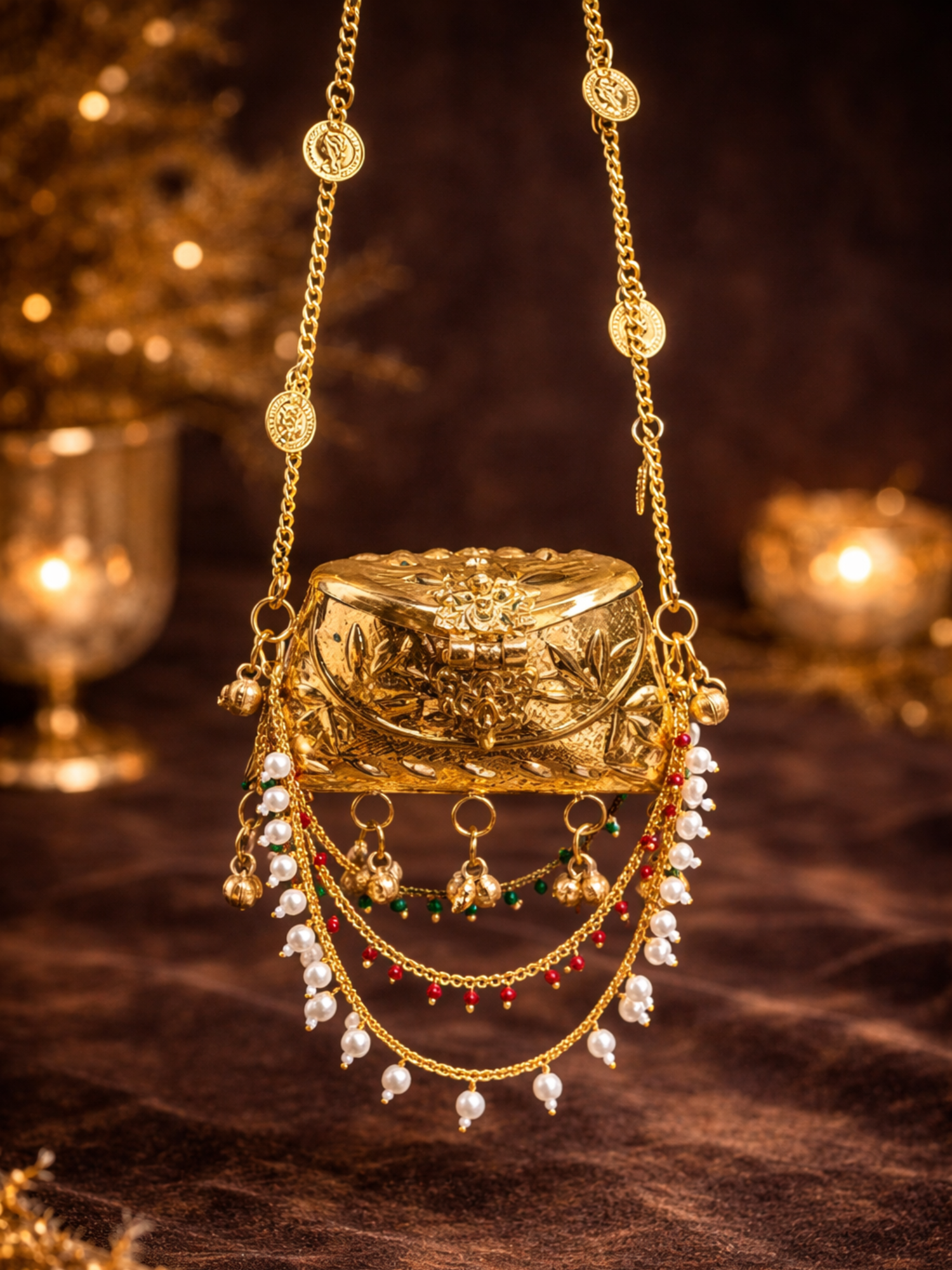 Royal Ghungroo Mini Clutch