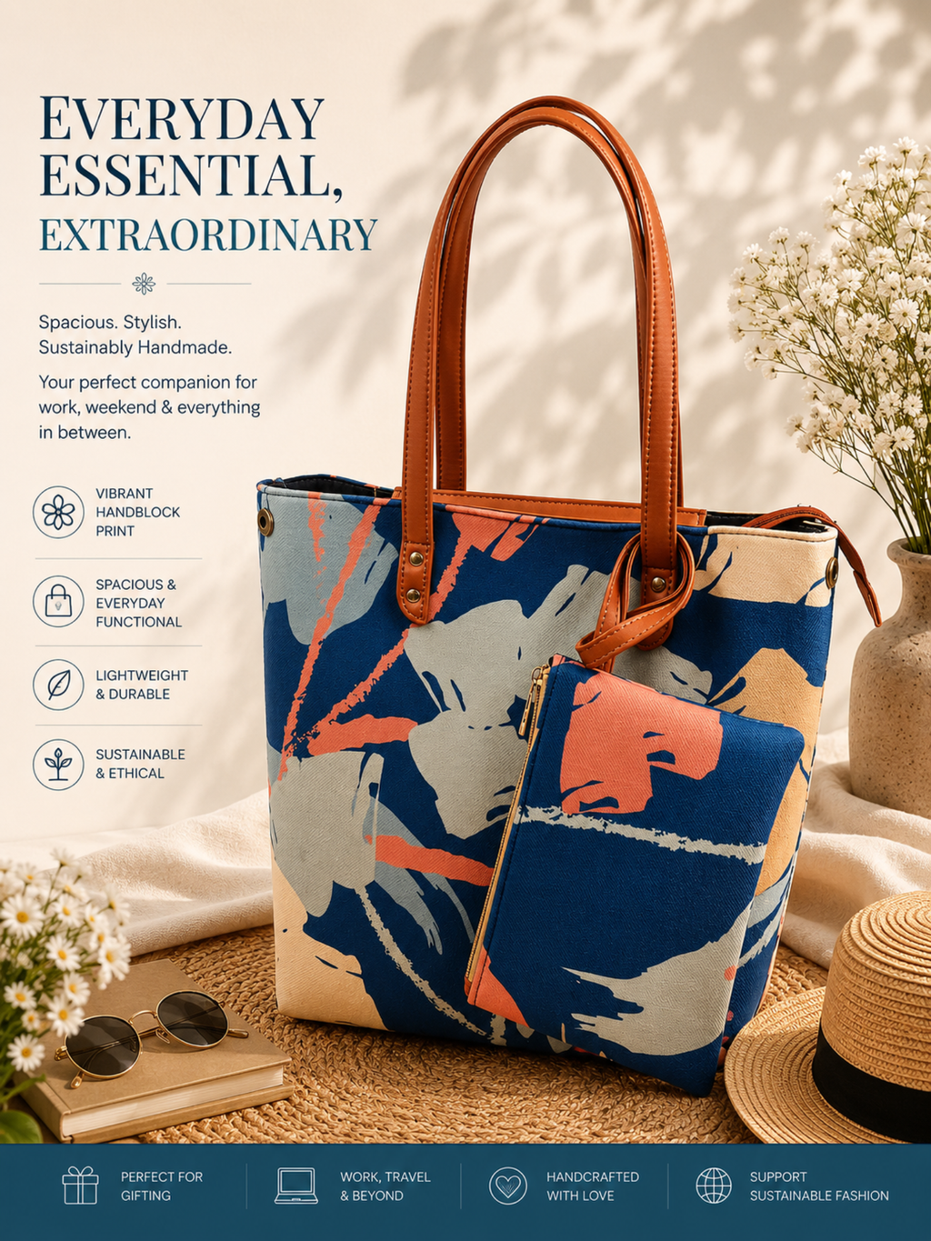Indigo Muse Everyday Tote