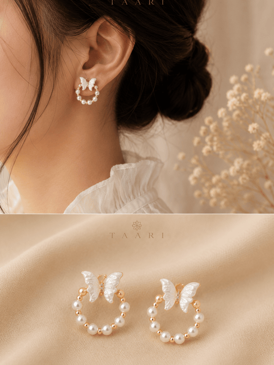 Pearl Flutter Earrings