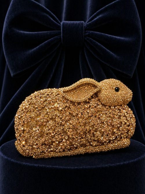 Bunny Crystal Clutch