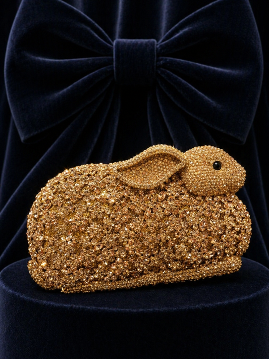 Bunny Crystal Clutch