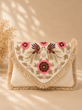 Regal Wings Embroidered Clutch