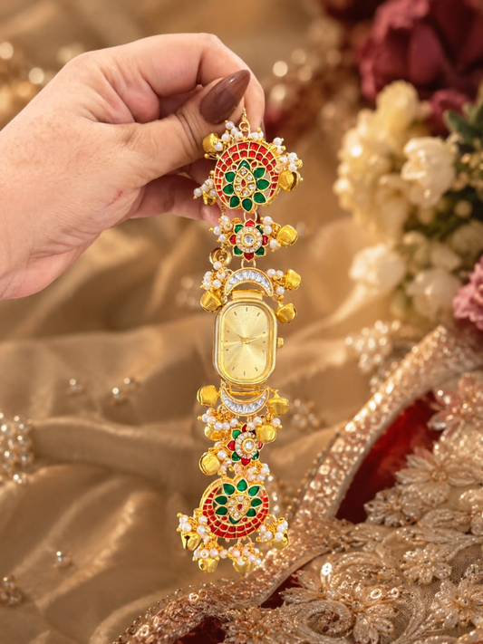 Maharani Meenakari Bridal Watch