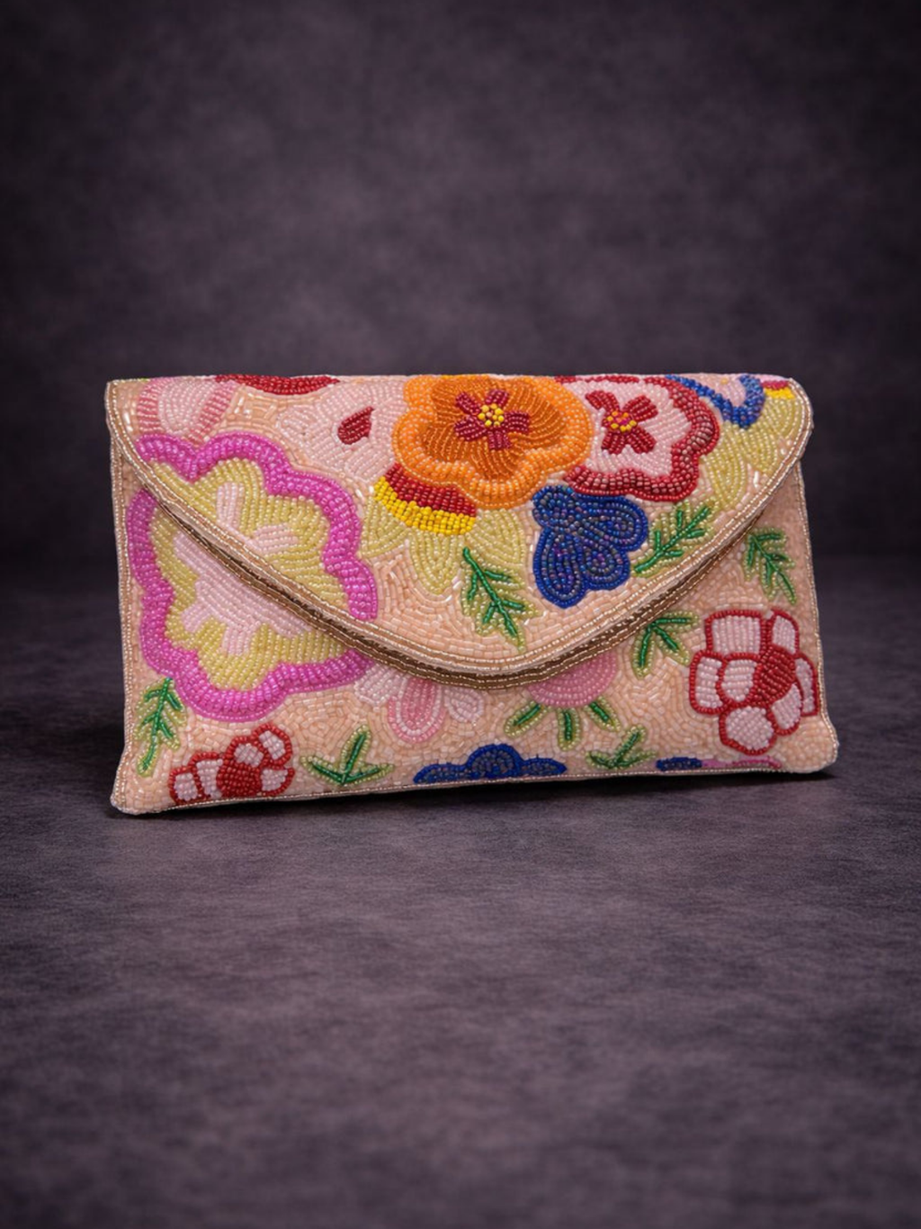 Gulnaar Bloom Envelope Clutch