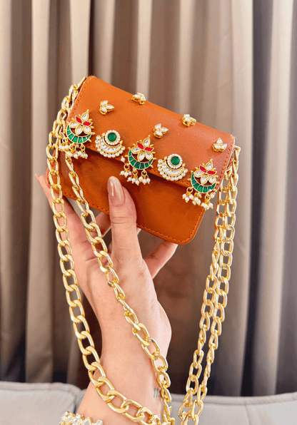 Rani Kundan Mini Bag
