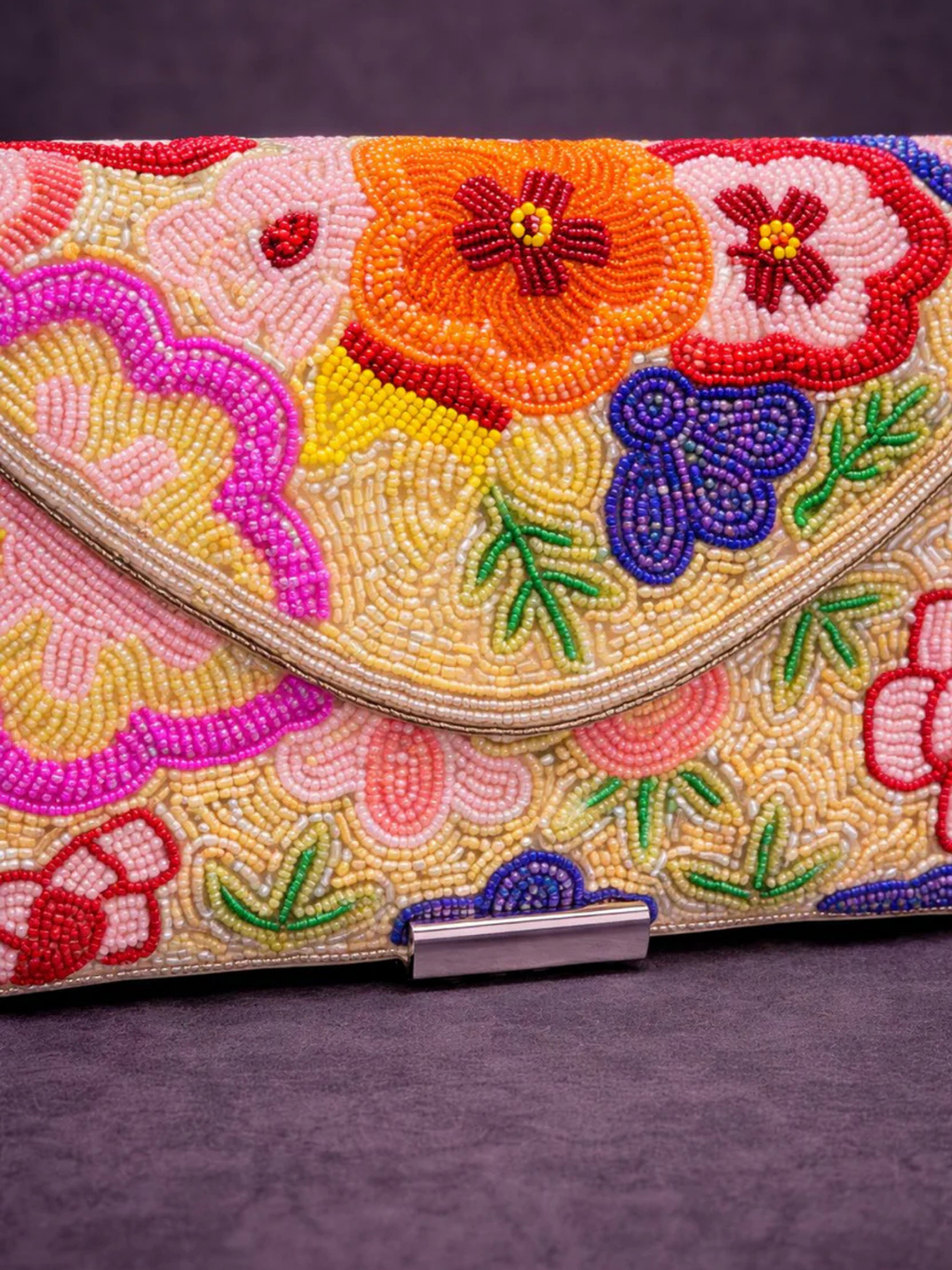 Gulnaar Bloom Envelope Clutch