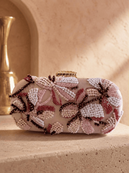 Midnight Bloom Clutch