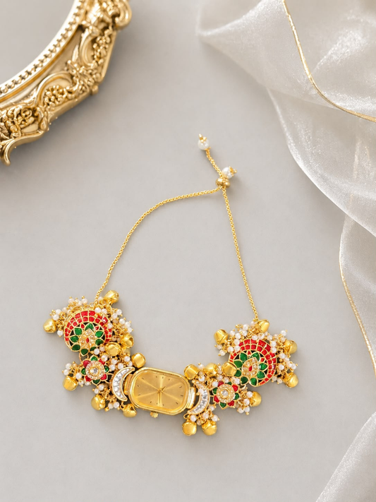 Maharani Meenakari Bridal Watch