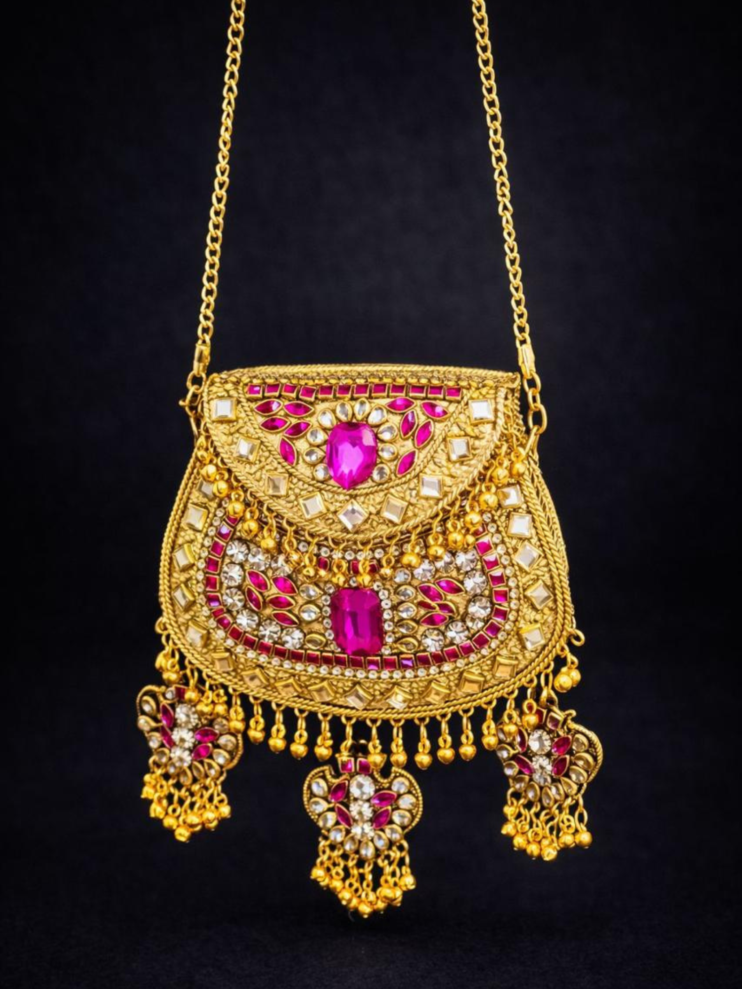 Royal Ruby Jharokha Mini Clutch
