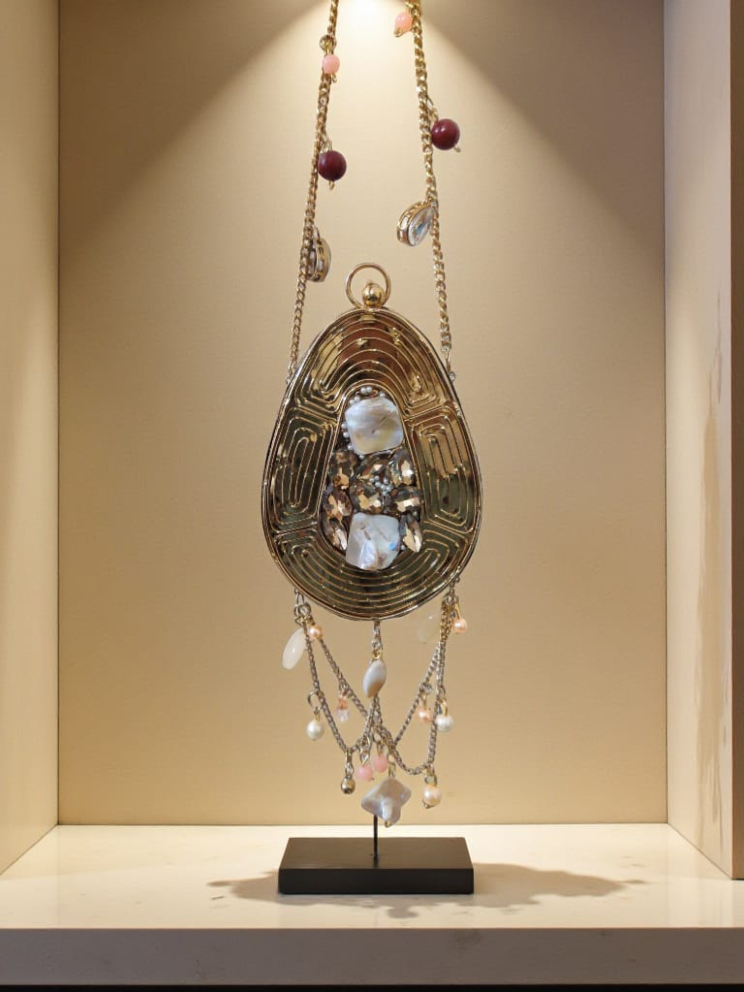 Aurelia Shell Drop Clutch