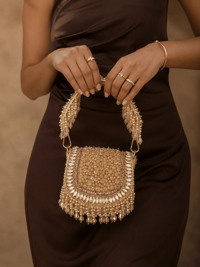 Pearl Noor Mini Clutch