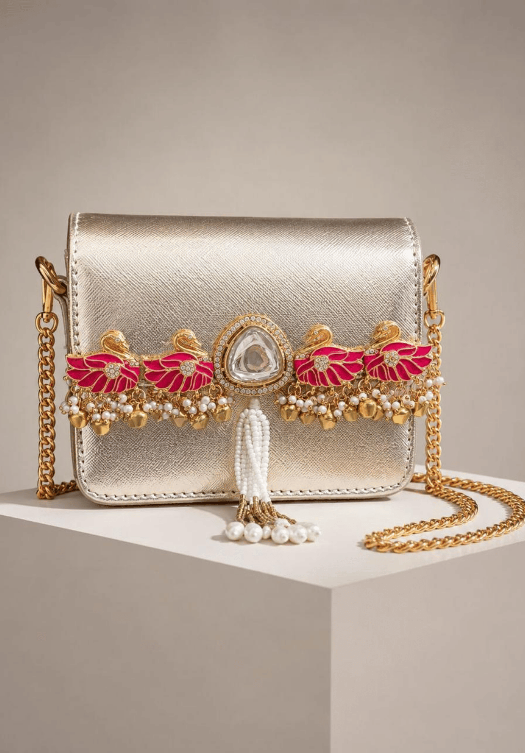 Swan Charm Mini Bag