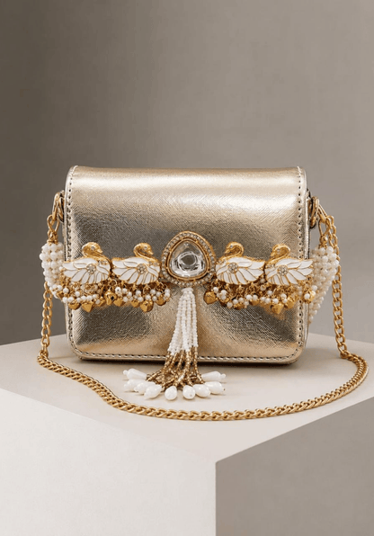 Swan Charm Mini Bag