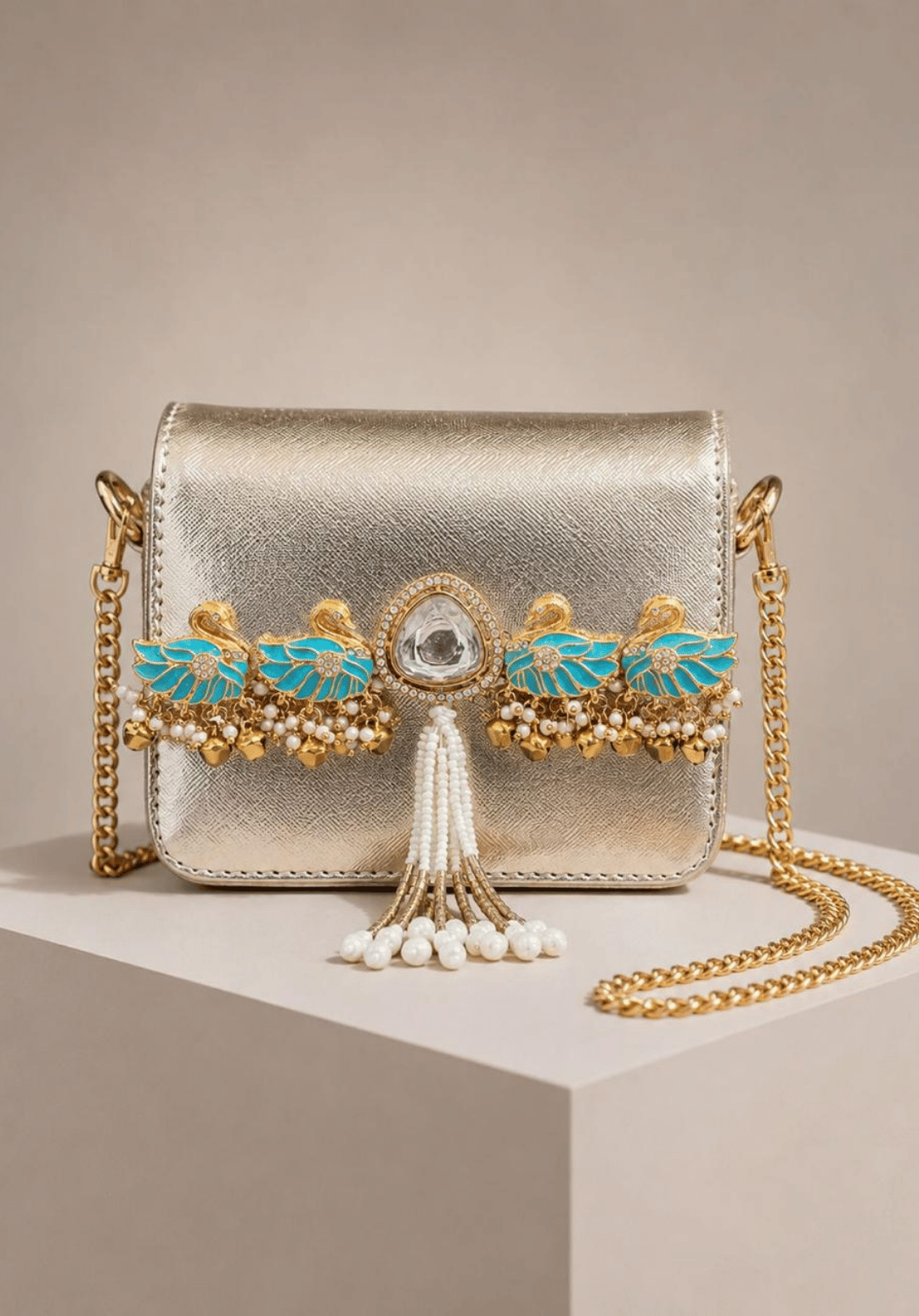 Swan Charm Mini Bag