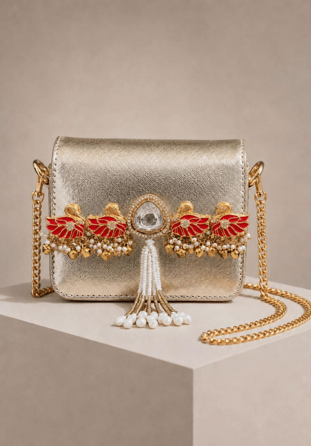 Swan Charm Mini Bag