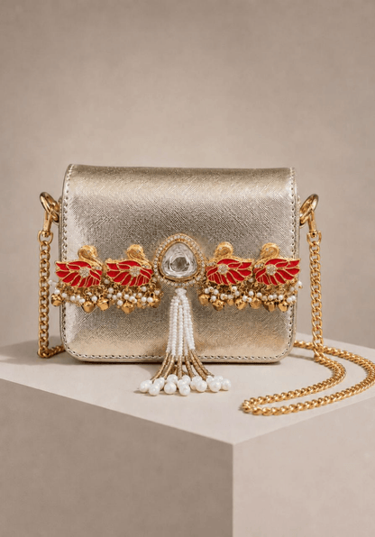 Swan Charm Mini Bag