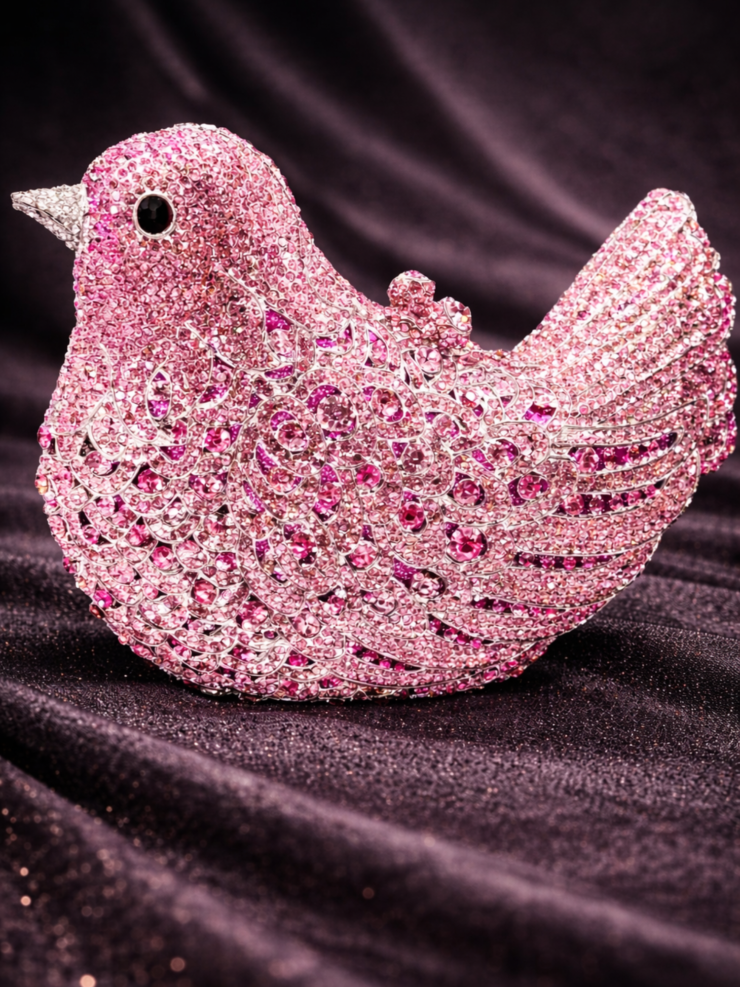 Gilded Sparrow Evening Clutch