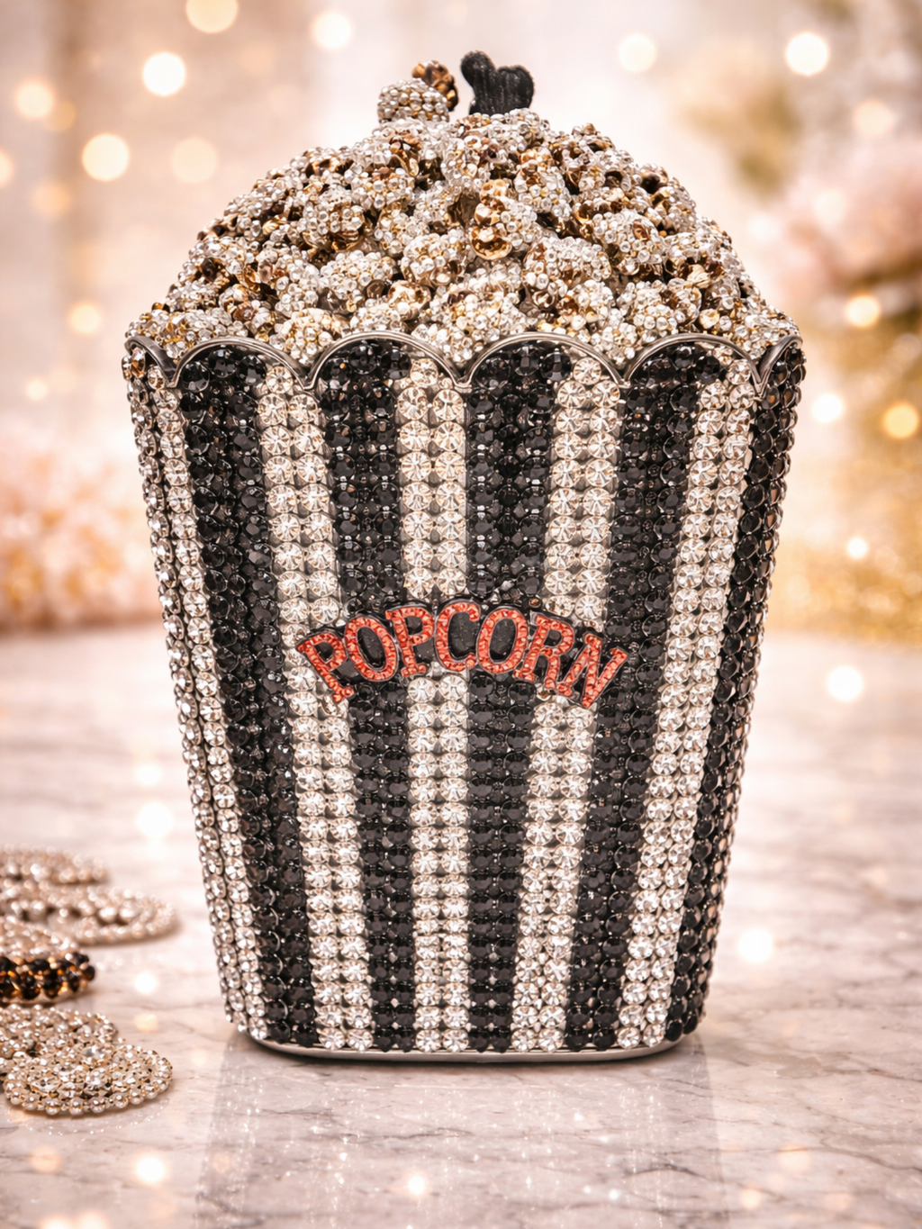 Popcorn Crystal Clutch