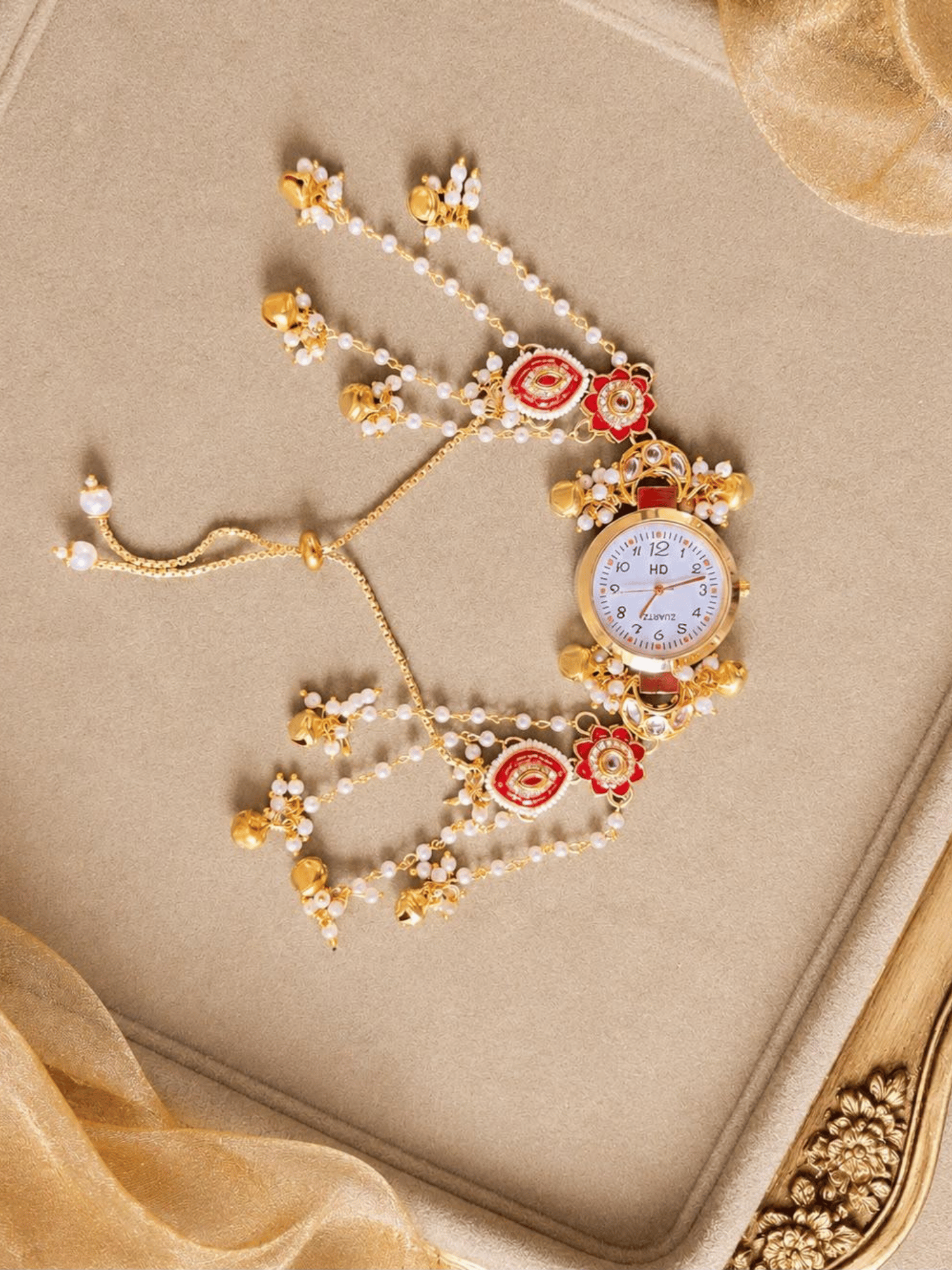 Shagun Pearl Kashmiri Watch