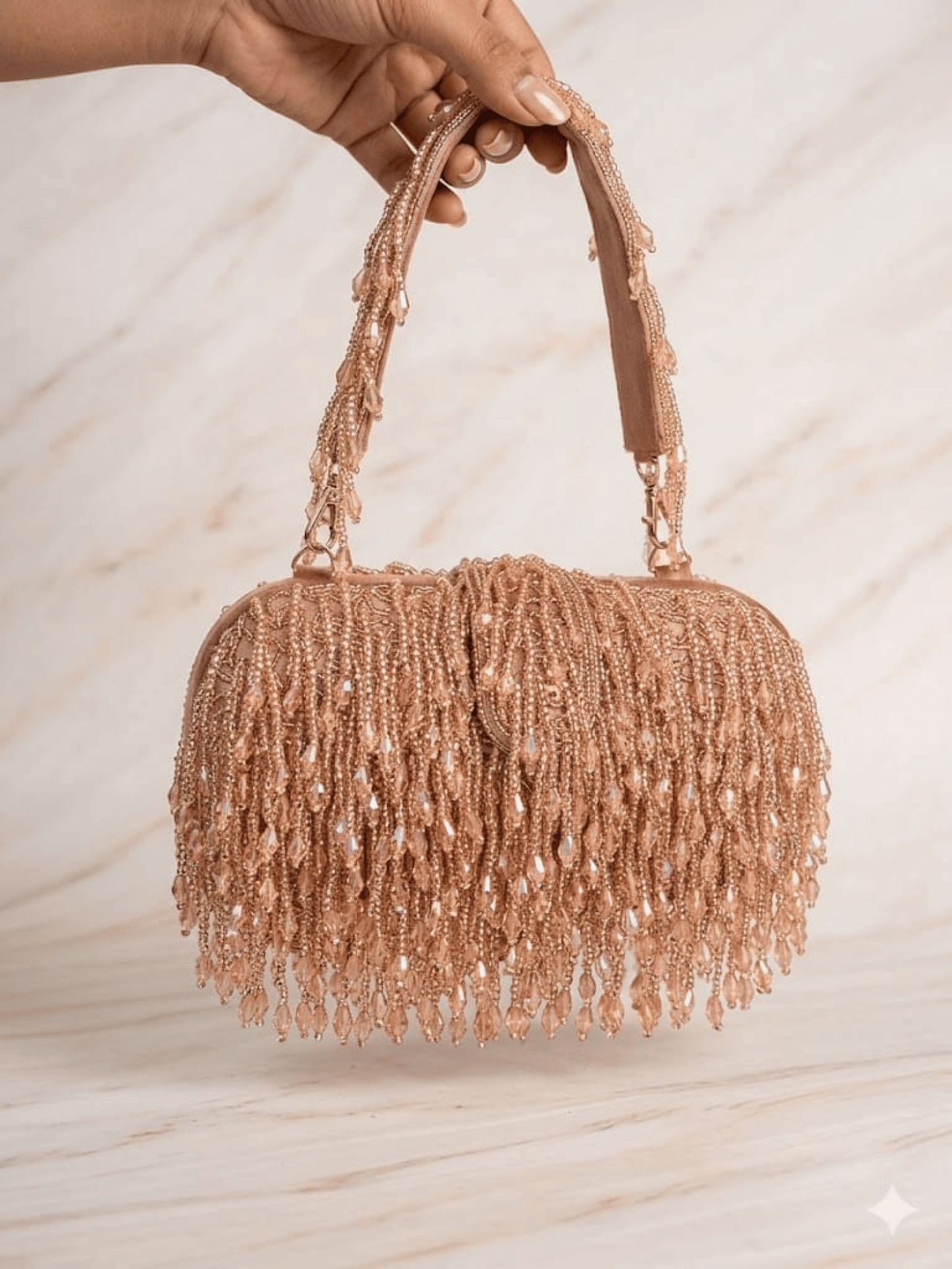 Crystal Fringe Evening Handbag