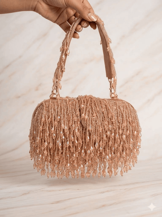 Crystal Fringe Evening Handbag