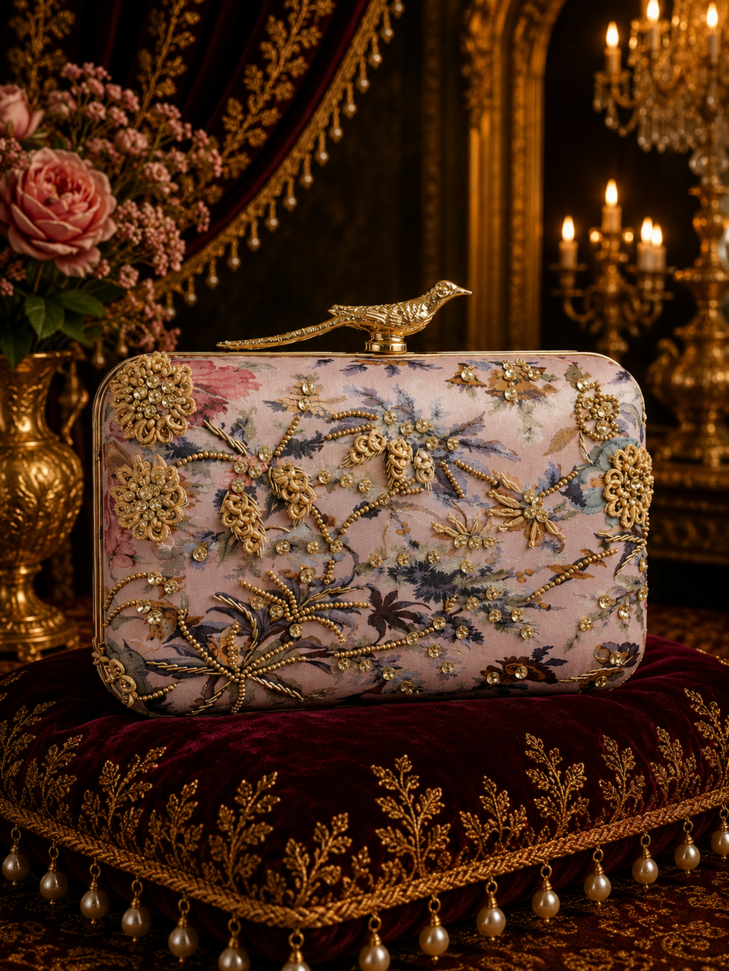 Pastel Garden Grace Clutch