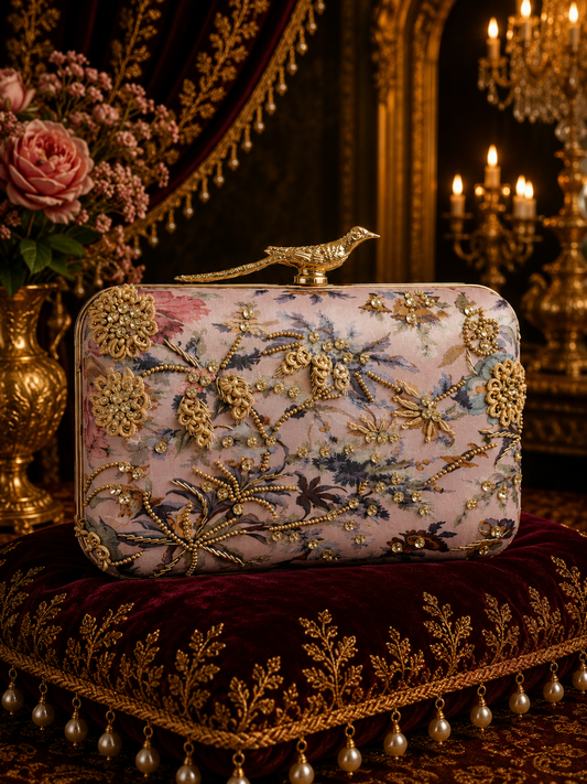 Pastel Garden Grace Clutch