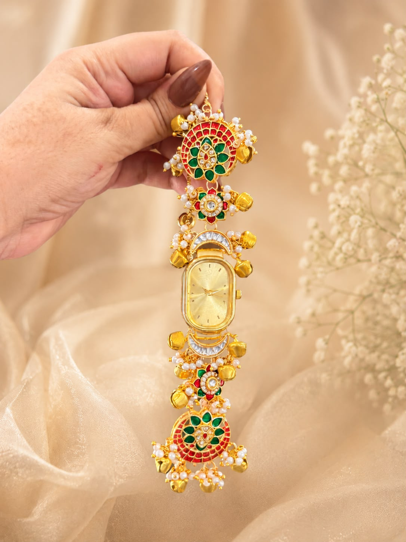 Maharani Meenakari Bridal Watch