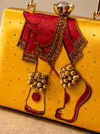 Bridal Steps Embroidered Box Clutch