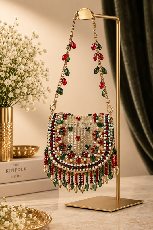 Bloom Beaded Multicolor Sling Bag
