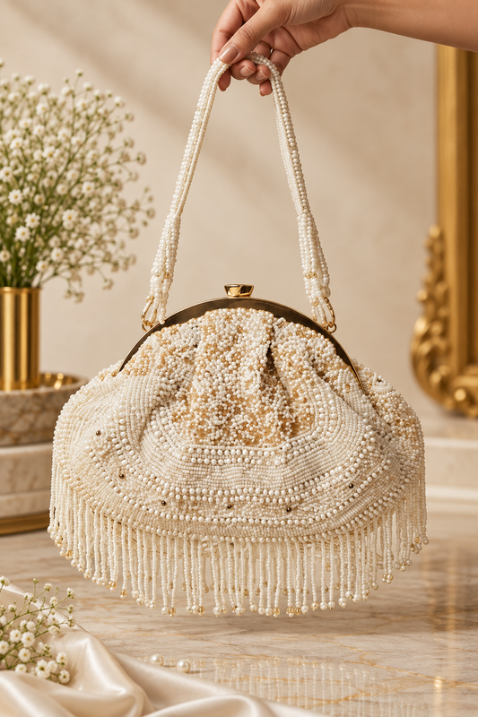 Pearl Royale Beaded Potli