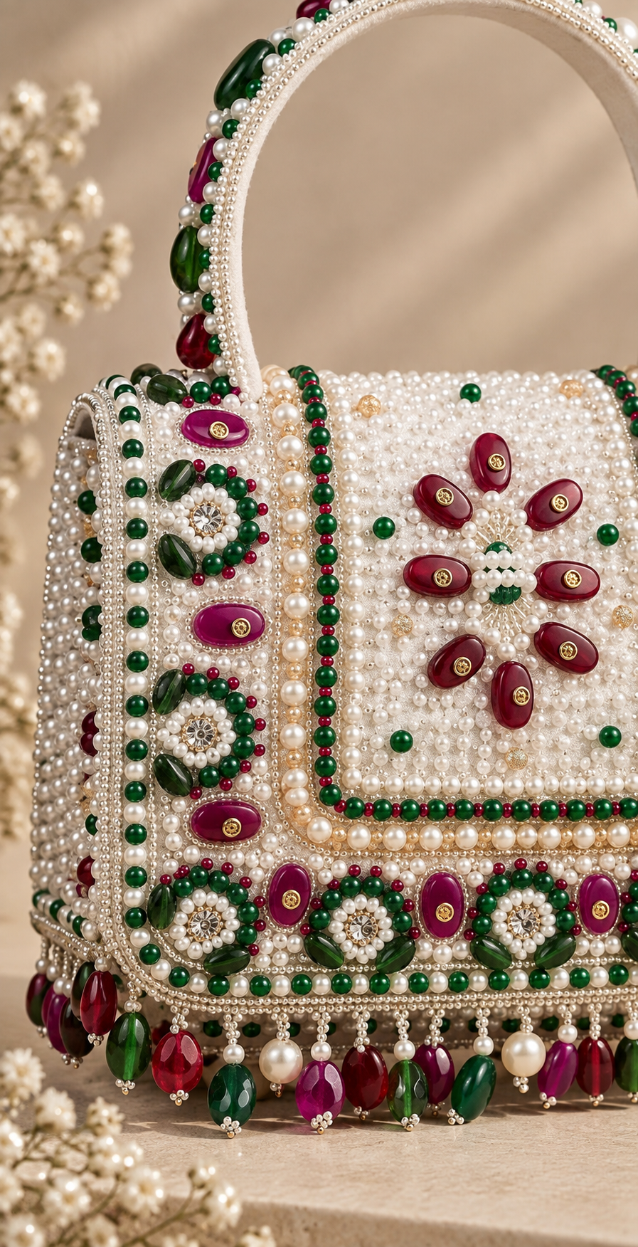 Emerald Pearl Heritage Bag
