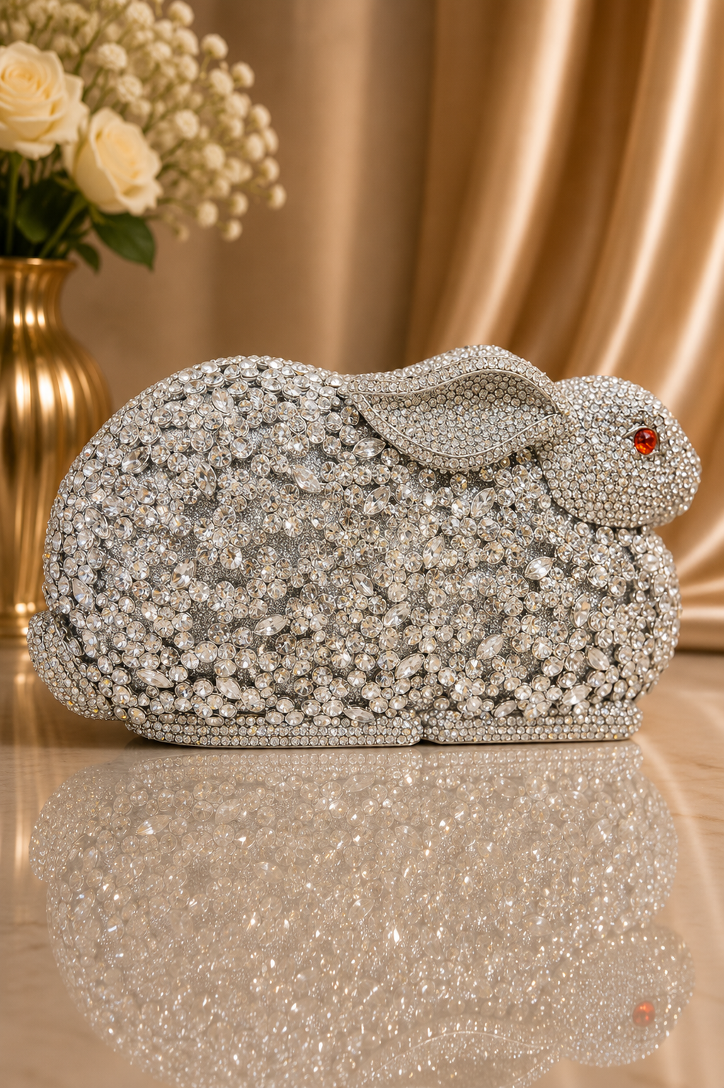 Bunny Crystal Clutch