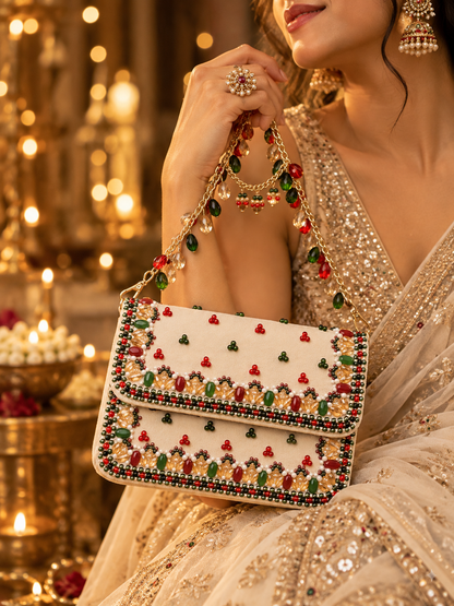 Gulnaar Beaded Sling Bag