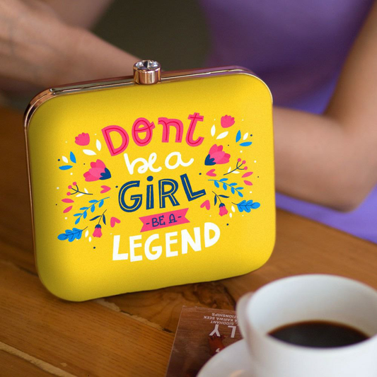 Girl Legend Printed square Clutch