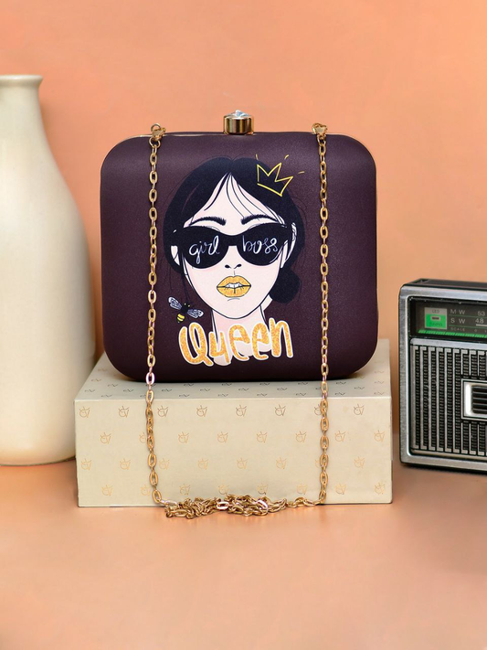 Goggle Women Printed Clutch