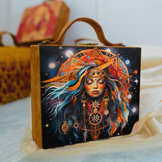 Psychic Woman Suitcase Style Bag