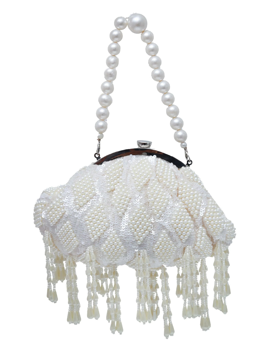 Celestial Charm Pearl Clutch