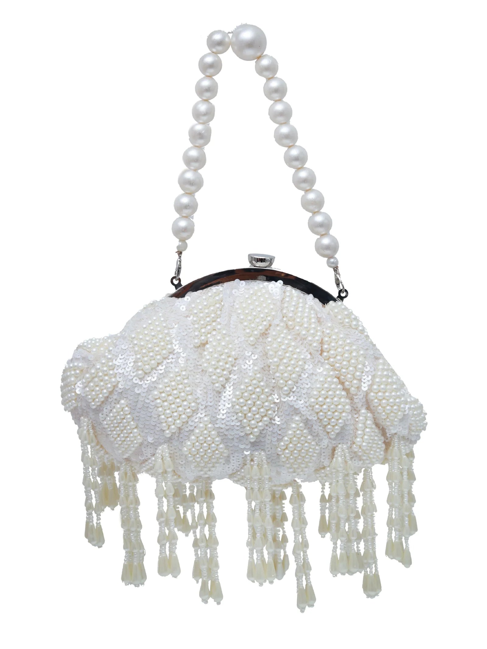 Celestial Charm Pearl Clutch