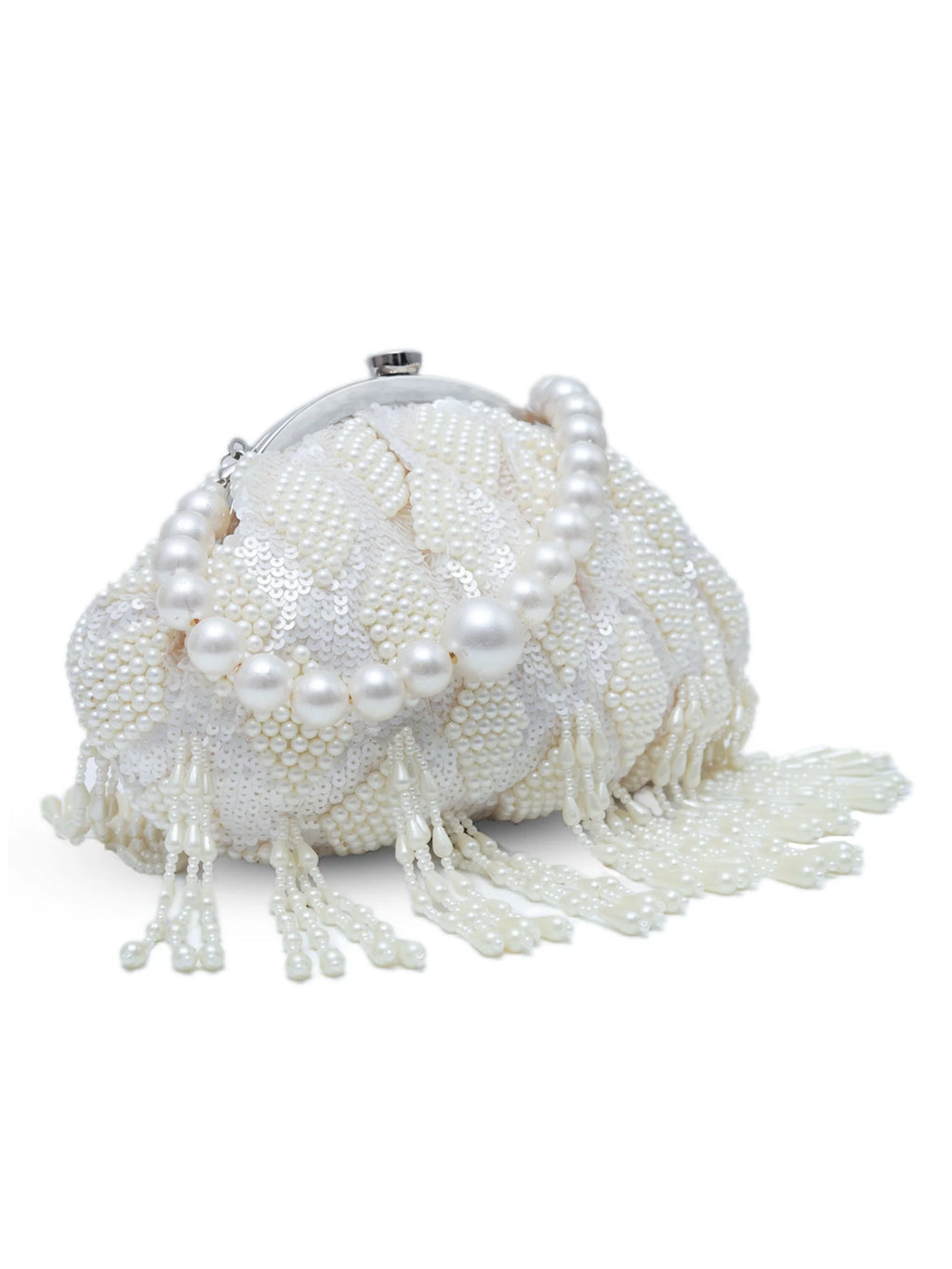 Celestial Charm Pearl Clutch