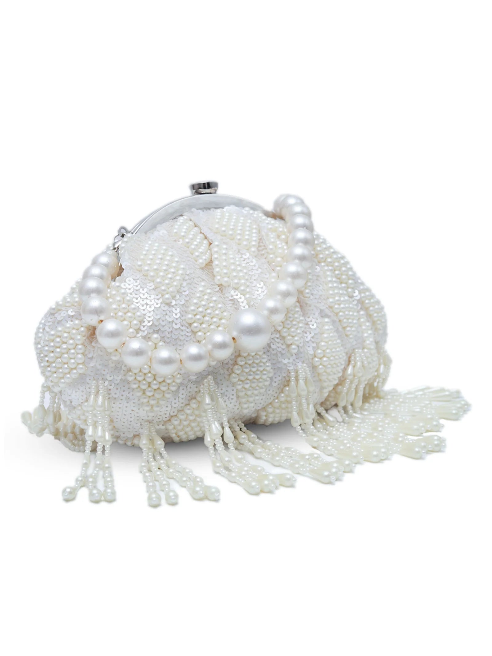 Celestial Charm Pearl Clutch