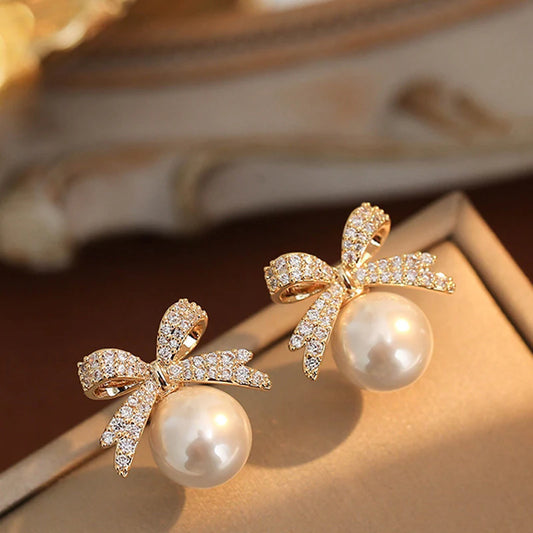 Sparkle Bow Earrings