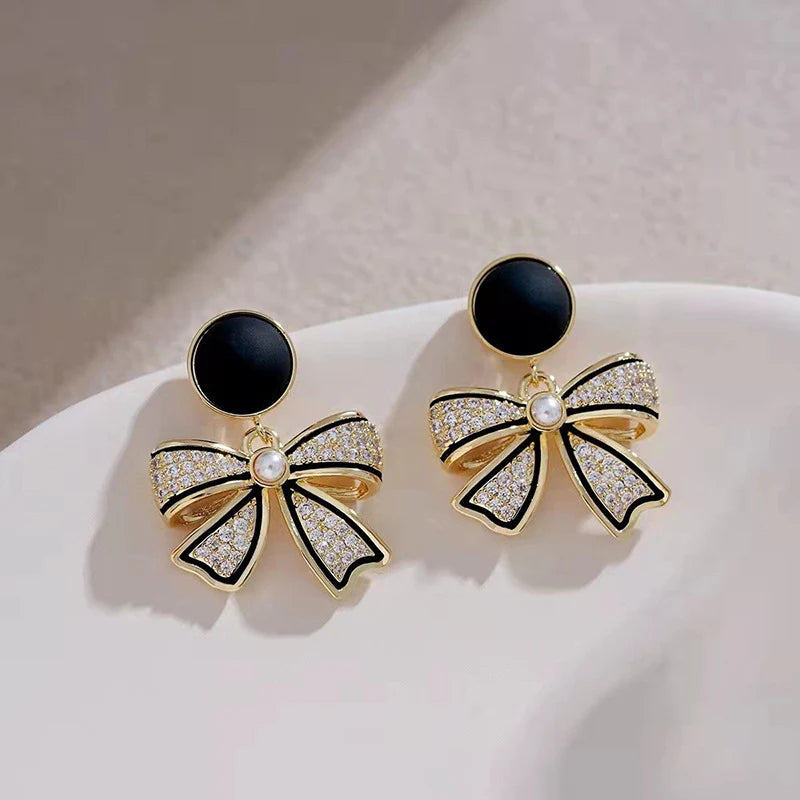 Velvet Bow Earrings