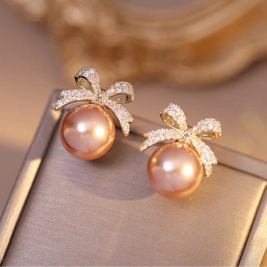 Pearl Charm Earrings