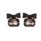 Smoky Bow Earrings