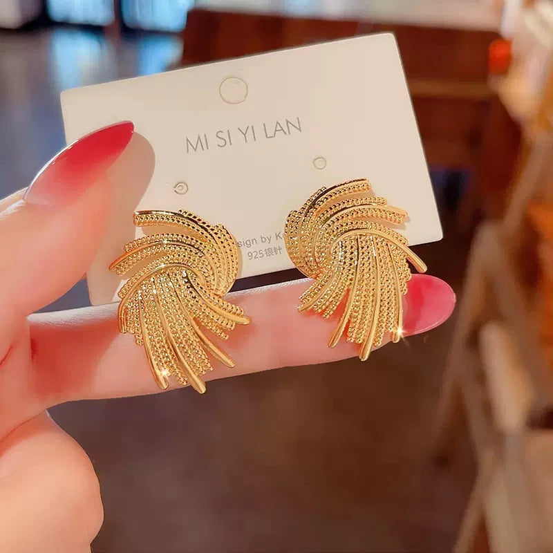 Golden Cascade Earrings