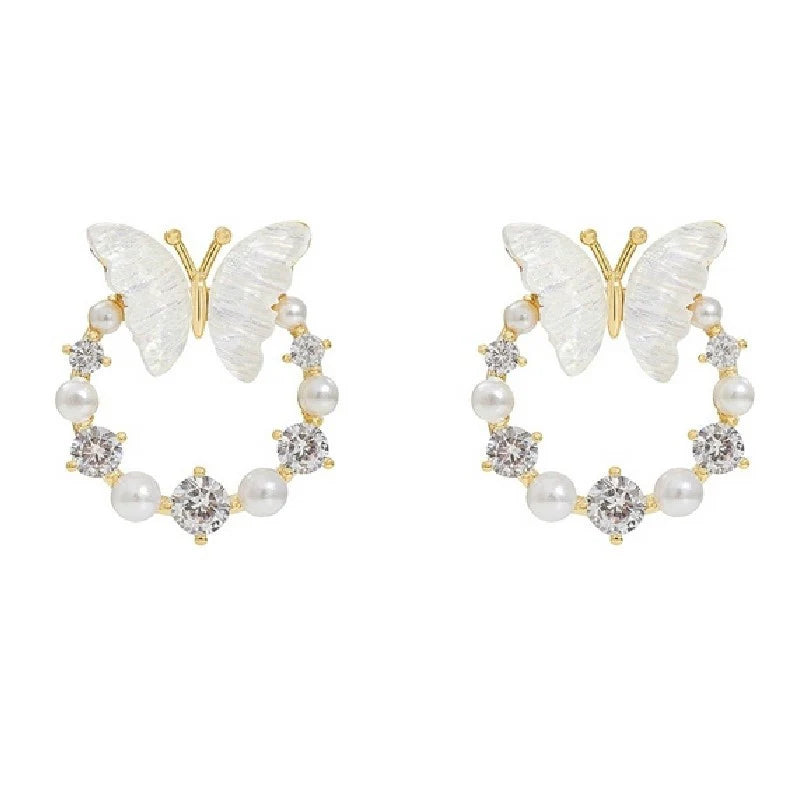 Pearl Wings Earrings