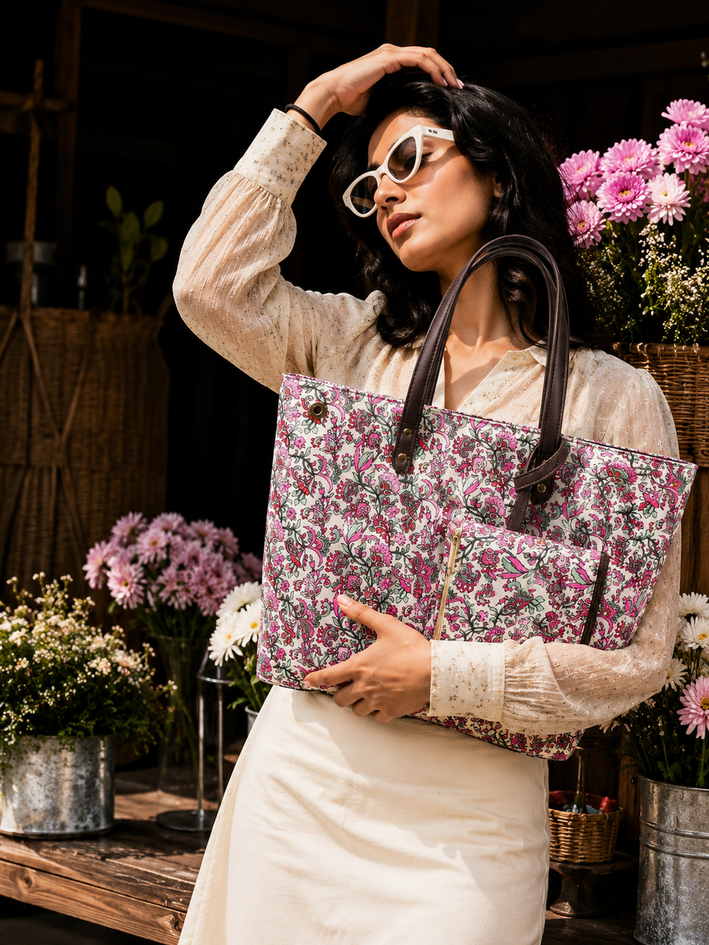 Blush Garden Everyday Tote