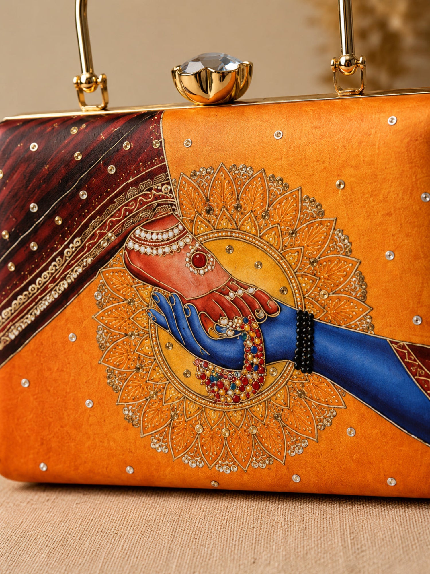 Divine Bond Box Clutch
